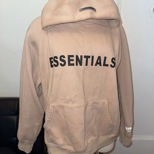 Essentials hoodie tan